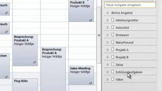 Lektion 33 Wochenplanung mit dem Kieselprinzip in Outlook [upl. by Akemad423]