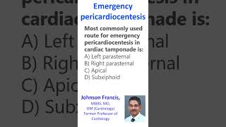 Emergency pericardiocentesis [upl. by Jamnes]