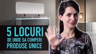 5 LOCURI de unde poti cumpara produse unice [upl. by Pansir]