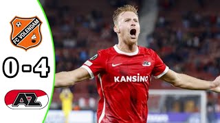 FC Volendam vs AZ Alkmaar 04 Eredivisie 2024 Breaking News [upl. by Teleya]