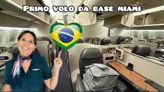 PRIMO VOLO DA BASE MIAMI 🎉 [upl. by Assirok]