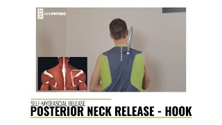 Neck Muscle Release with Hook  Theracane [upl. by Herschel]