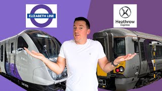 Heathrow Express vs Elizabeth Line [upl. by Silletram]