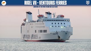 Arrival of ferry RIGEL VII Bari Ventouris Ferries  HD 1080p [upl. by Ettari]