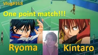 Vlog168 Echizen vs Kintaro princeoftennis tennis anime onlyinpinas lordmaster332 [upl. by Eneladgam965]