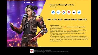 Free Fire New Rewards Redemption site  ff rewards redemption site  Garena Free Fire [upl. by Assiren840]