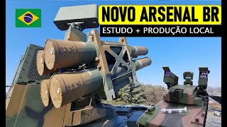 Novo ARSENAL BR com produção LOCAL military militar geopolitica [upl. by Ddarb]