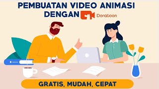 CARA MEMBUAT VIDEO ANIMASI DENGAN DORATOON [upl. by Eseerehc409]