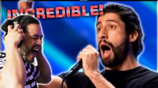 EXBEATBOXER REACTS  Britain’s Got Talent Pyramids Beatbox Loopstation  MB14 [upl. by Nollahp]