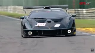 Lamborghini Essenza SCV12 racing on Spa Francorchamps [upl. by Nirual]