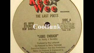 The Last Poets  Long Enough 12quot PFunk 1984 [upl. by Hendrika89]