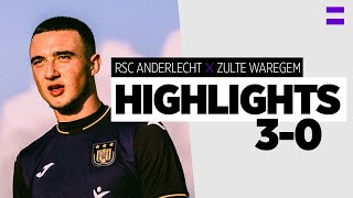 HIGHLIGHTS RSC Anderlecht  Zulte Waregem  Friendly  20212022 [upl. by Nawad]