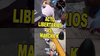 ACTO LIBERTARIO VS MARCHA KUKA argentina casta cristina milei [upl. by Korenblat264]