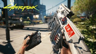 YINGLONG SMART SUB MACHINE GUN SMG ICONIC Weapon Showcase  Cyberpunk 2077 Gameplay [upl. by Lledualc]