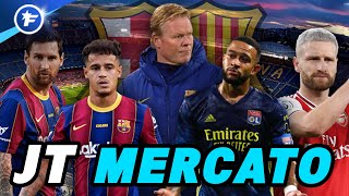 Le FC Barcelone en pleine effervescence  Journal du Mercato [upl. by Mahda611]