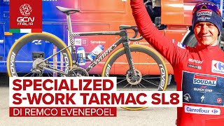 La Specialized Tarmac SL8 di Remco Evenepoel  Biciclette dei professionisti [upl. by Ahilam]