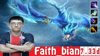 DOTA 2 Faithbian the WINTER WYVERN OFFLANE 733d [upl. by Ettenej608]