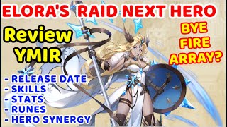 ENGLISH SUBBED Eloras Raid Next Hero Water Tank Ymir Review skills stats runes synergy etc [upl. by Ardelis]