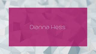 Dianna Hess  appearance [upl. by Nahtaneoj]