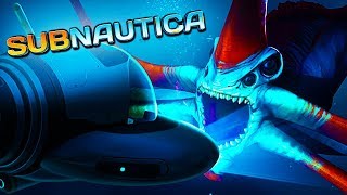 MY FIRST LEVIATHAN JUMP SCARE  Subnautica Part 5 Livestream [upl. by Nawotna472]