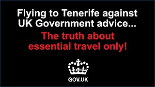 Im FLYING to Tenerife AGAINST UK GOVERNMENT ADVICE THE TRUTH about essential travel only [upl. by Aicac]