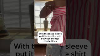 Button down shirt hack [upl. by Odin235]