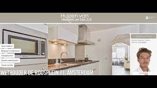 Te koop Wethouder De Roosplein 71 Amsterdam  Hoekstra en van Eck Makelaars  Méér Makelaar [upl. by Hultin]