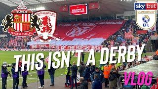 SUNDERLAND BEAT BORO  THE DERBY THAT ISNT  VLOG [upl. by Marlea]