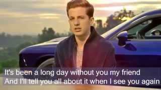 See you again by Charlie Puth Lyrics Full Version No Rap [upl. by Thornie]