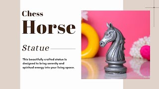 Chess Horse Statue Showpiece for Car Dashboard  4 in [upl. by Feucht]