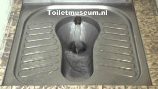 stainless steel Squat Toilet found in Holland [upl. by Gordan30]