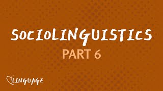 Spanglish Sociolinguistics Part 6 [upl. by Isabelita]