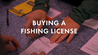 Buying a Fishing License [upl. by Saihttam]