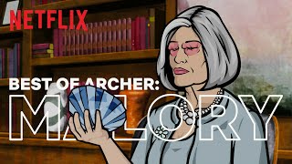 The Best Moments Of Archer Malory  Netflix Nordic [upl. by Clari]