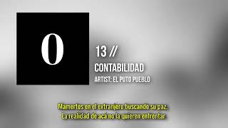 🤘🎸Contabilidad  Lyric Video El Puto Pueblo Álbum PLATANAL 🎸🤘 [upl. by Nevsa]