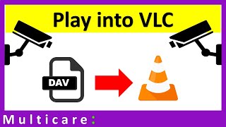 How to play dav file into vlc player [upl. by Oicnevuj]