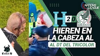 🇲🇽JAVIER AGUIRRE ES AGREDIDO Y AFICIÓN DE HONDURAS LA ABRE LA CABEZA AL DT MEXICANO🤬 [upl. by Kapeed171]