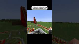 How messing with the new Minecraft Snapshots feels shorts minecraft [upl. by Dean]