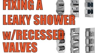 How to fix a dripping shower with concealed 14 turn valves [upl. by Elaine]