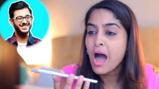 Anisha dixit prank call on carryminati goes wrong 😅🔥 carryminati ytshorts [upl. by Sanger]