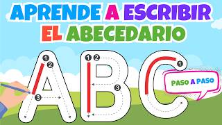 Aprende a Escribir el Abecedario✏️ Tutorial Paso a Paso para Niños 🧒👧 A B C Fácil y Divertido 🎉quot [upl. by Fishman]