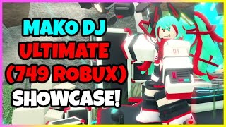 How To Get MAKO DJ SKIN  SHOWCASE in TOWER DEFENSE SIMULATOR ROBLOX [upl. by Genesa]