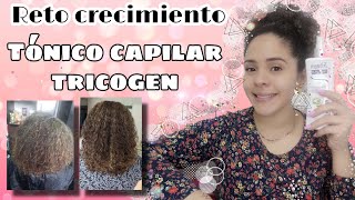 Tónico Capilar Tricogen 😱 Reto crecimiento  Curlymarz [upl. by Leahcimauhsoj]