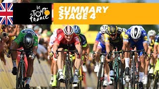 Summary  Stage 4  Tour de France 2018 [upl. by Macmahon]