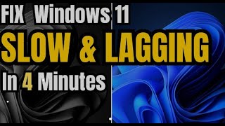 How To Fix Windows 11 Lagging and Slow Problem Quick Fix [upl. by Alioz]