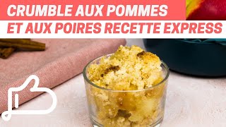 Crumble aux Pommes et aux Poires  Une Recette Gourmande et Facile [upl. by Adnohryt661]