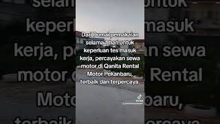 Dari Dumai pemakaian selama 1 hari untuk keperluan tes masuk kerja rentalmotor sewamotorpku murah [upl. by Bayard]