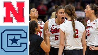 2 Nebraska vs The Citadel  Women Volleyball  2024 College Volleyball [upl. by Reniar668]