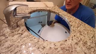 How to install an undermount sink [upl. by Niran]