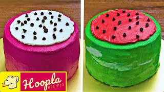 Watermelon Cake Decoration Ideas  DIY Quick and Easy Recipes  Hoopla Recipes [upl. by Tella108]